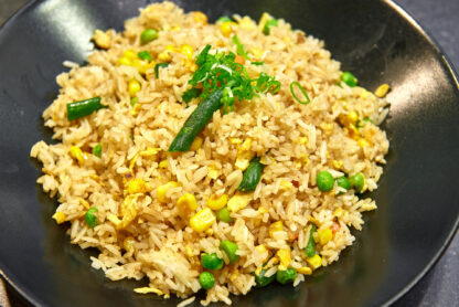 Egg fried rice with